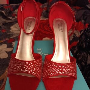 Red Rhinestone Heel 👠